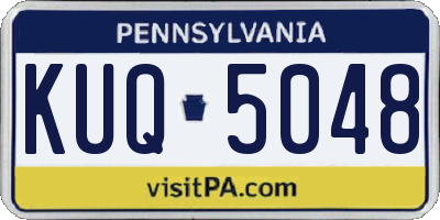 PA license plate KUQ5048