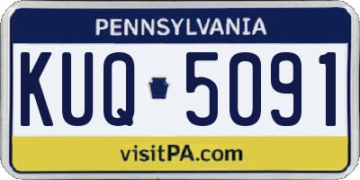 PA license plate KUQ5091