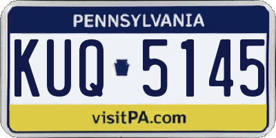 PA license plate KUQ5145