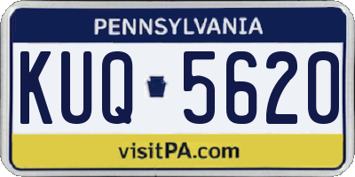 PA license plate KUQ5620