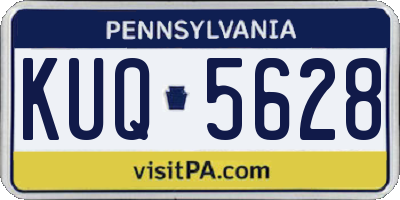 PA license plate KUQ5628