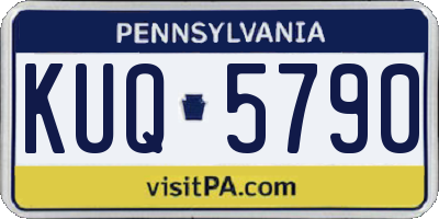 PA license plate KUQ5790