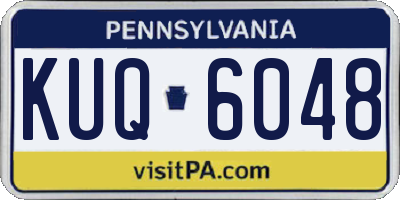 PA license plate KUQ6048