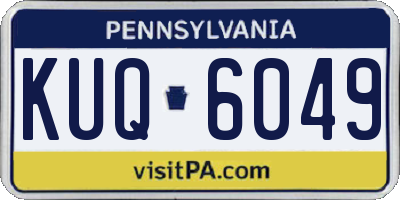 PA license plate KUQ6049