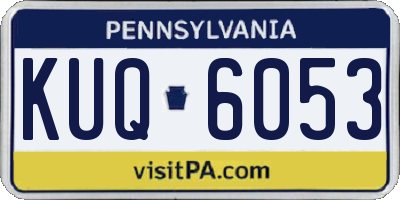 PA license plate KUQ6053