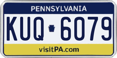 PA license plate KUQ6079