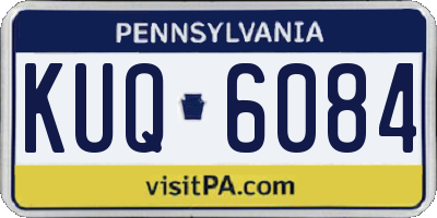 PA license plate KUQ6084