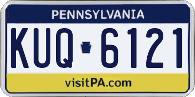 PA license plate KUQ6121