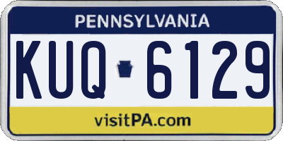 PA license plate KUQ6129