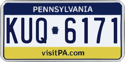 PA license plate KUQ6171