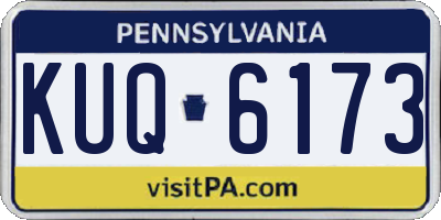 PA license plate KUQ6173