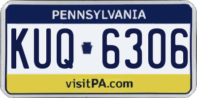 PA license plate KUQ6306