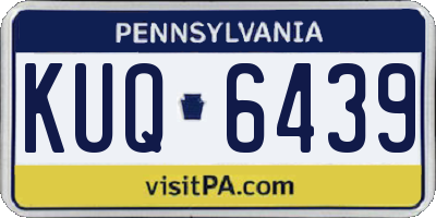 PA license plate KUQ6439