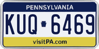PA license plate KUQ6469