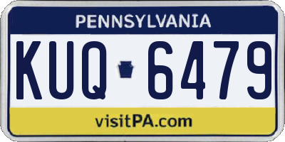 PA license plate KUQ6479