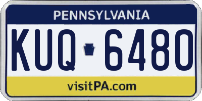 PA license plate KUQ6480