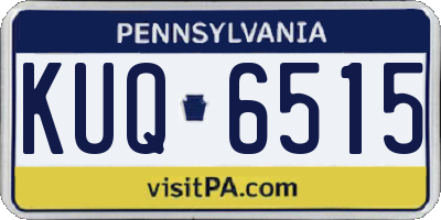 PA license plate KUQ6515