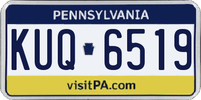 PA license plate KUQ6519