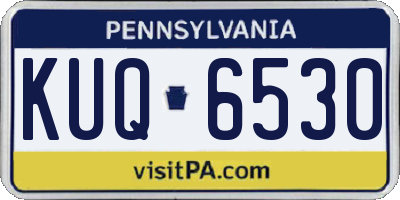 PA license plate KUQ6530
