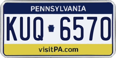 PA license plate KUQ6570