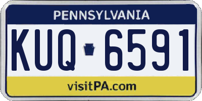 PA license plate KUQ6591