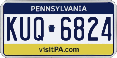PA license plate KUQ6824