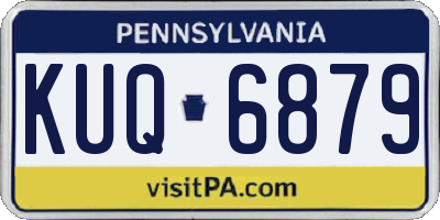 PA license plate KUQ6879