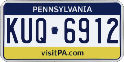 PA license plate KUQ6912