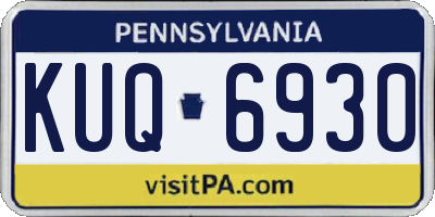 PA license plate KUQ6930