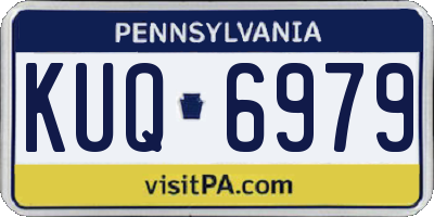 PA license plate KUQ6979