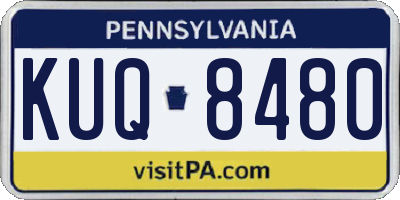 PA license plate KUQ8480