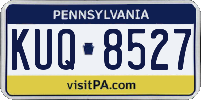 PA license plate KUQ8527