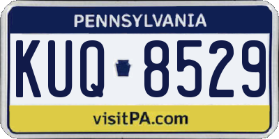 PA license plate KUQ8529