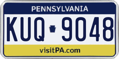 PA license plate KUQ9048