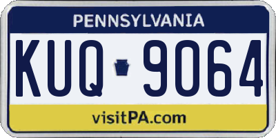 PA license plate KUQ9064