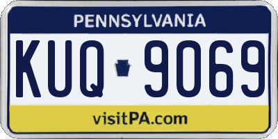 PA license plate KUQ9069