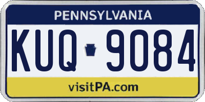 PA license plate KUQ9084