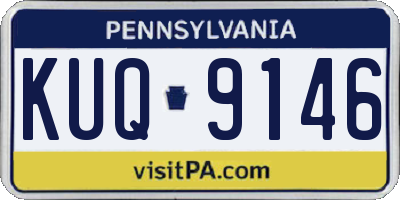 PA license plate KUQ9146
