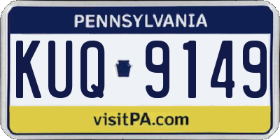 PA license plate KUQ9149