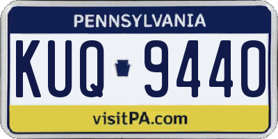 PA license plate KUQ9440