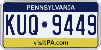 PA license plate KUQ9449