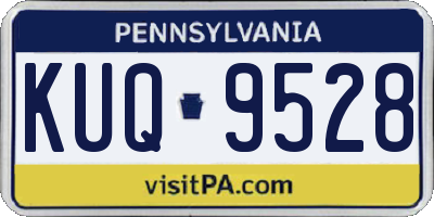 PA license plate KUQ9528