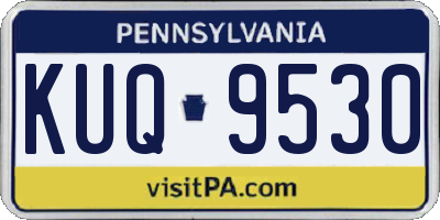 PA license plate KUQ9530