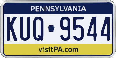 PA license plate KUQ9544