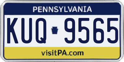 PA license plate KUQ9565