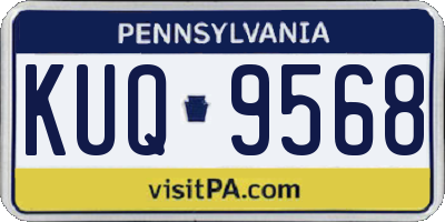PA license plate KUQ9568