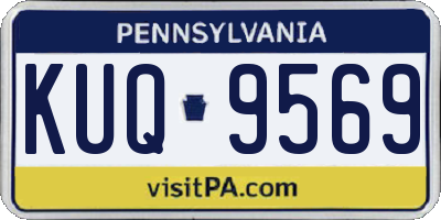 PA license plate KUQ9569