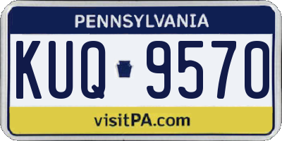PA license plate KUQ9570