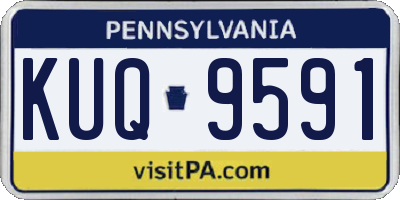 PA license plate KUQ9591