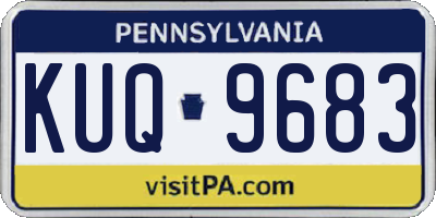 PA license plate KUQ9683